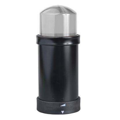 Picture of Indicator bank, Harmony XVB, illuminated unit, plastic, clear, 70mm, integral flash discharge tube, 5joule, 24V AC/DC