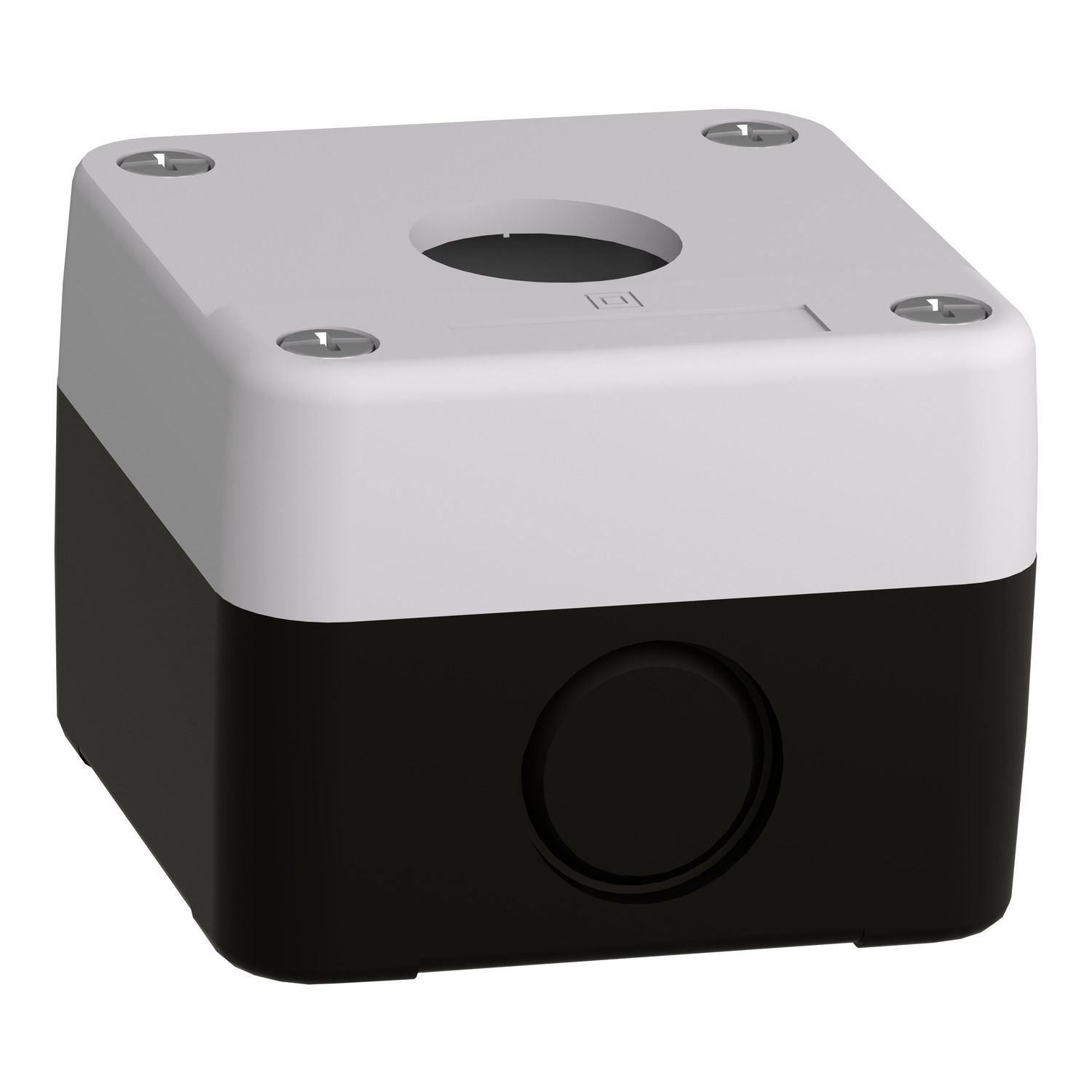 Picture of Empty enclosure, Easy Harmony XALB, plastic, grey lid, 1 cut out, 22mm, IP65