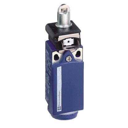 Picture of Limit switch, Limit switches XC Standard, XCPR, steel roller plunger, 2NC, snap, M16
