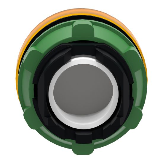 Picture of Head for pilot light, Harmony XB5, metal, orange, 22mm, plain lens for BA9s bulb