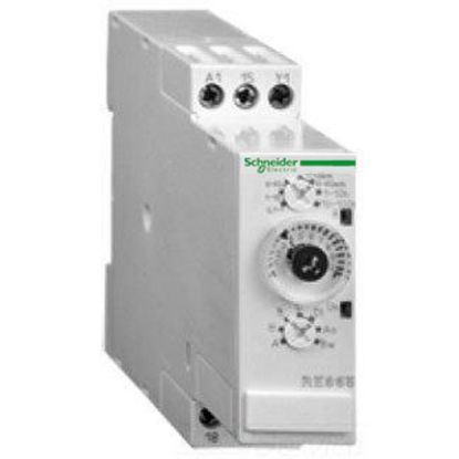 Picture of electromechanical timing relay - 220..240 V AC - 1C/O+1NO - 0s..12min - cosf=0.8