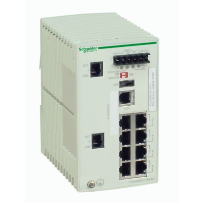 Picture of ConneXium Managed Switch - 8 ports for copper + 2 Gigabit ports for copper