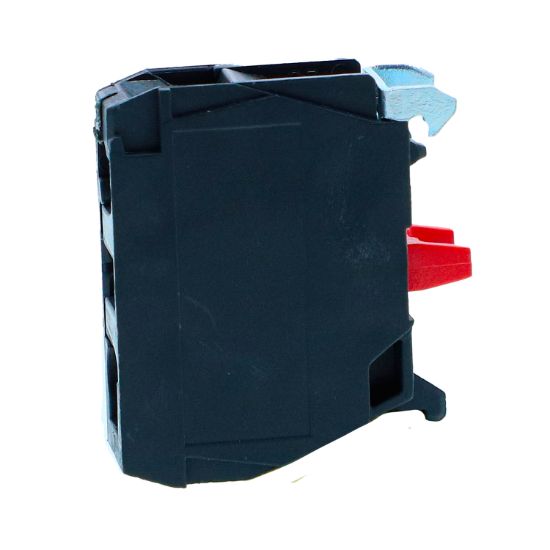 Picture of Single contact block, Harmony XB5N XB7N, silver alloy, screw clamp terminal, 1 NC