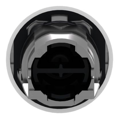 Picture of Head for non illuminated push button, Harmony XB4, white flush pushbutton Ø22 mm spring return unmarked