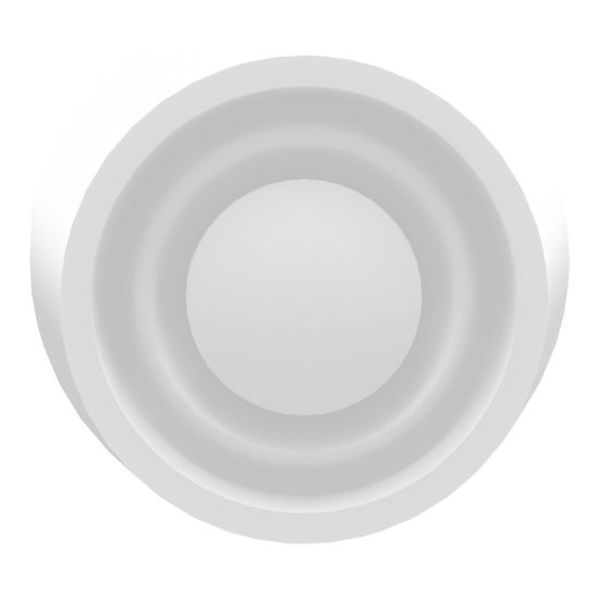 Picture of Head for non illuminated push button, Harmony XB4, white flush pushbutton Ø22 mm spring return unmarked