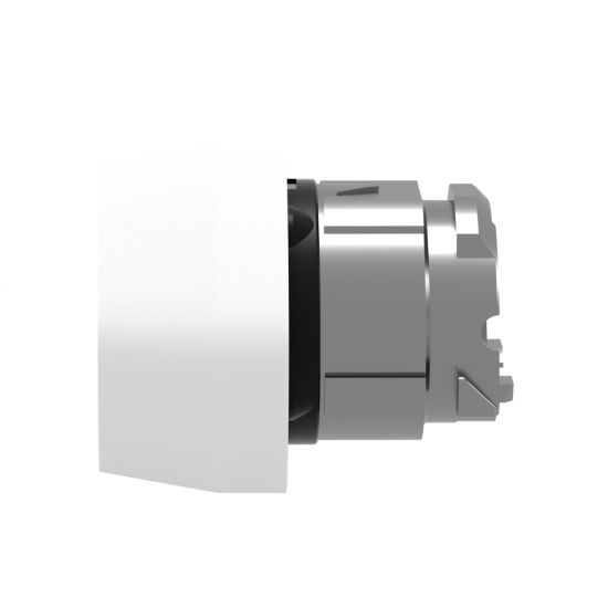 Picture of Head for non illuminated push button, Harmony XB4, white flush pushbutton Ø22 mm spring return unmarked