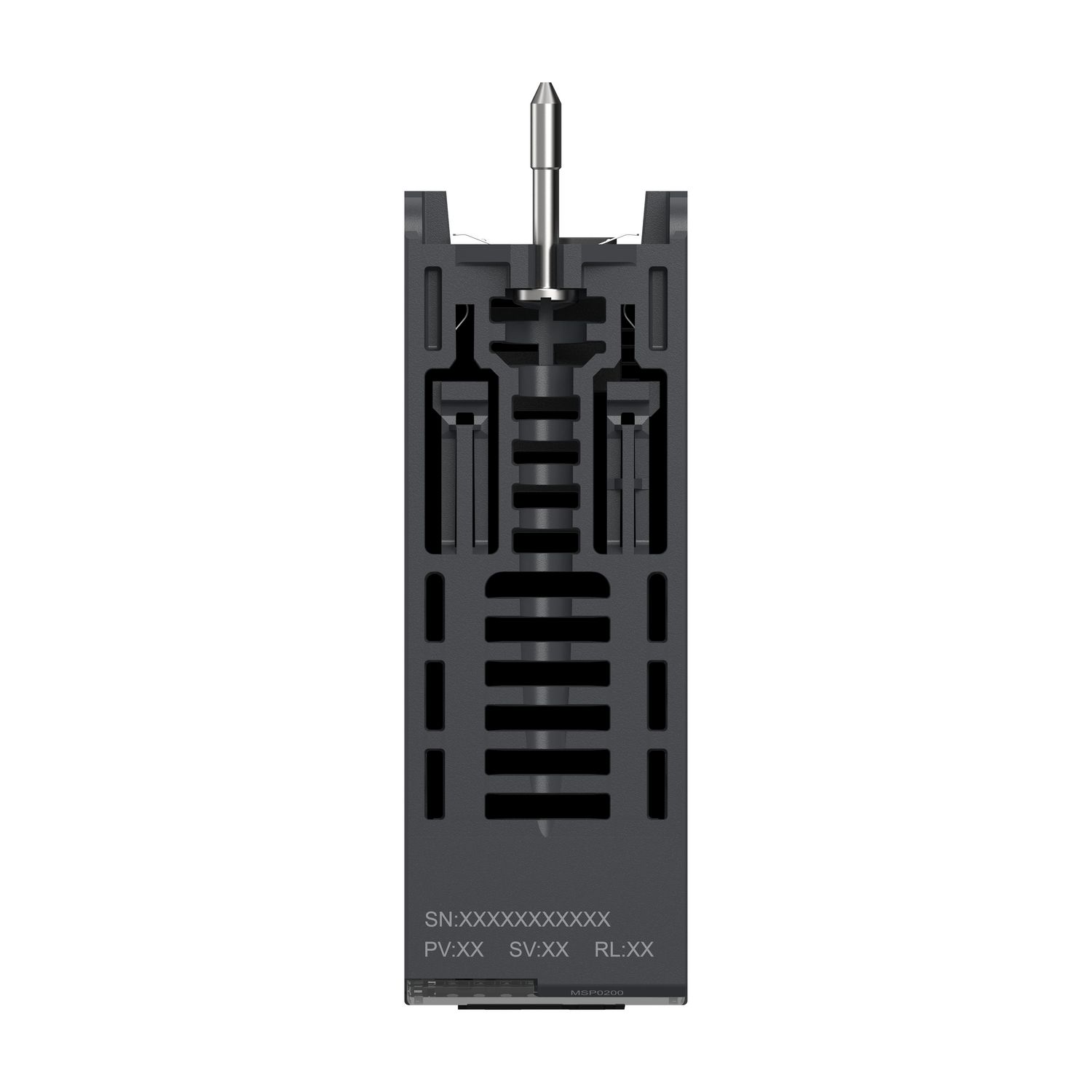 Picture of PTO module, Modicon X80, 2 channels, 4 I, 24V DC, 4.3mA, 2 connectors, 28 pins