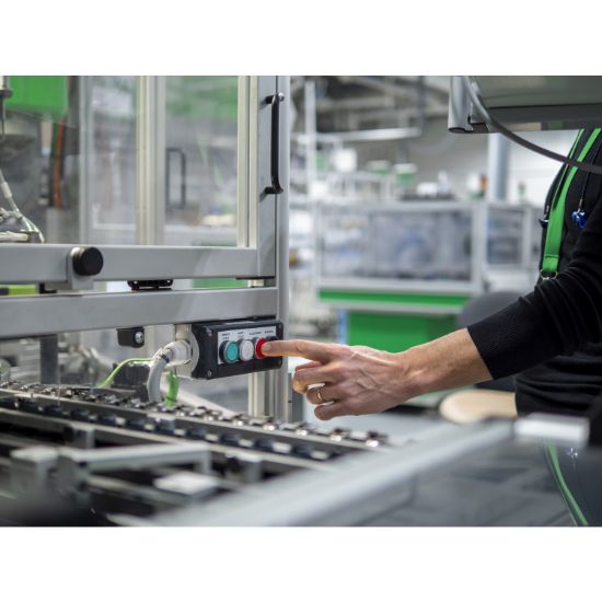 Picture of Body/fixing collar for electrical block, Harmony XB5, plastic