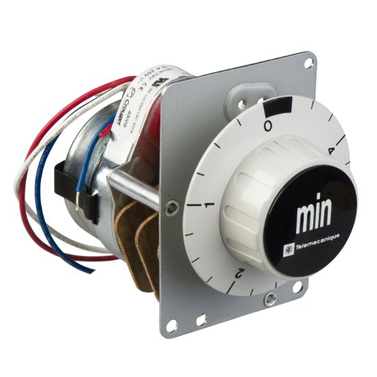 Picture of electromechanical timing relay - 0..5 min - 127..230 V AC - 2 C/O
