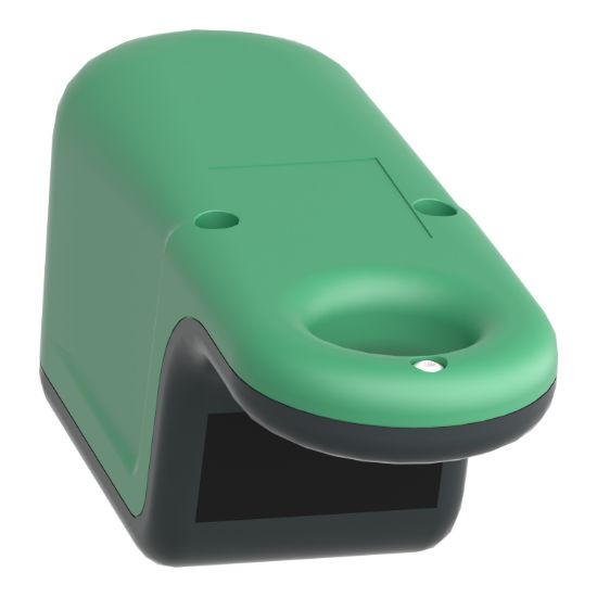 Picture of Empty handy box for mobile use, Harmony XB5R, plastic, green, 1 cut out