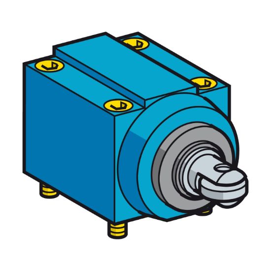 Picture of Limit switch head, Limit switches XC Standard, ZC2J, side steel roller plunger horizontal