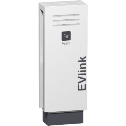 Picture of EVlink PARKING Floor Standing 7KW 1xT2 with Shutter RFID EV CHARGING STATION