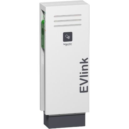 Picture of EVlink PARKING Floor Standing 7KW 2xT2 with Shutter RFID EV CHARGING STATION