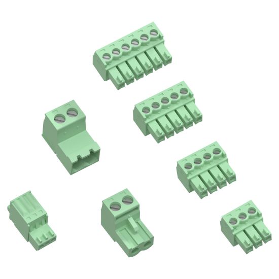 Picture of Set of connectors for PowerLogic HU250, digitals input/output, power, PT100