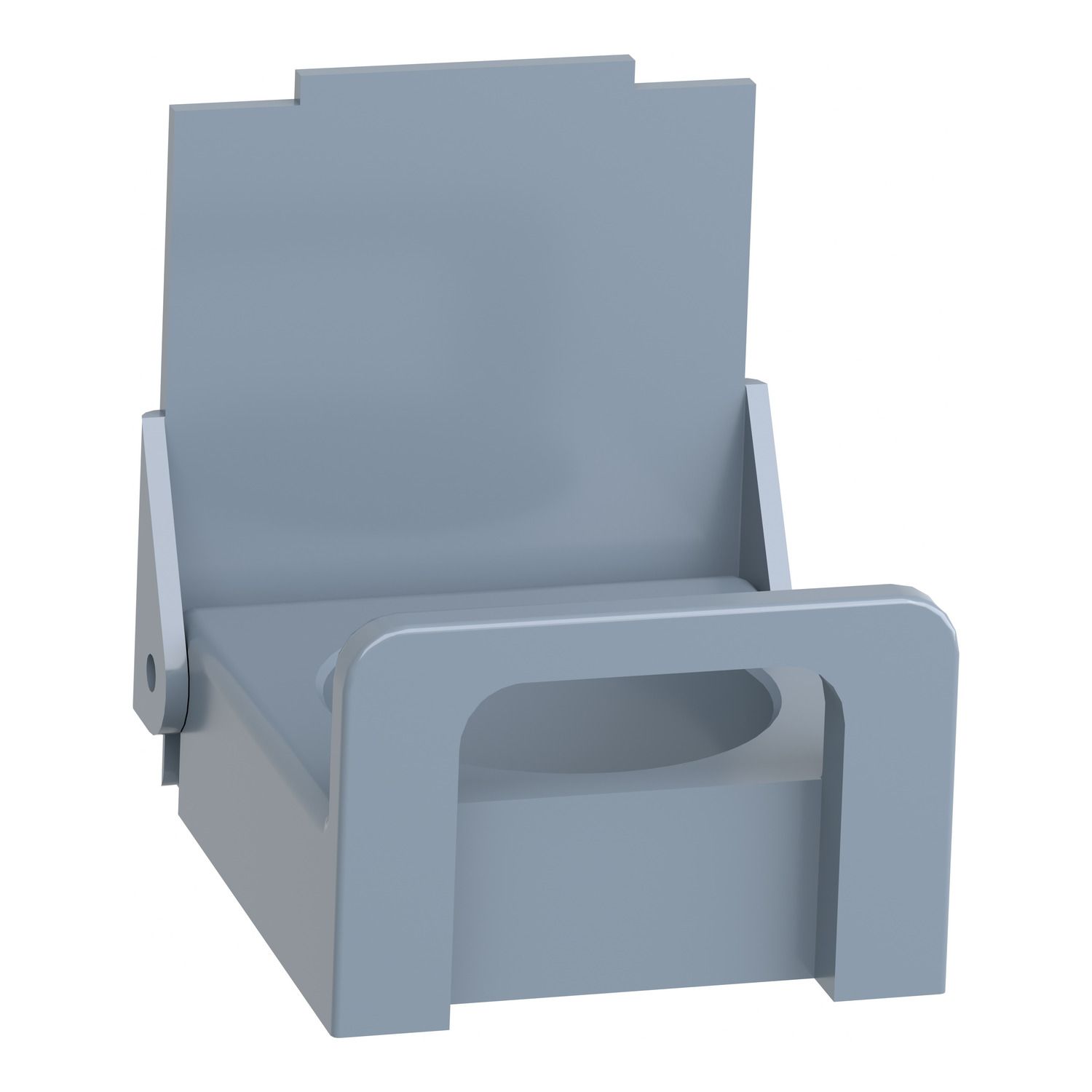 Picture of Padlockable flap, Harmony XB4, for 22mm flush push button, metal, blue