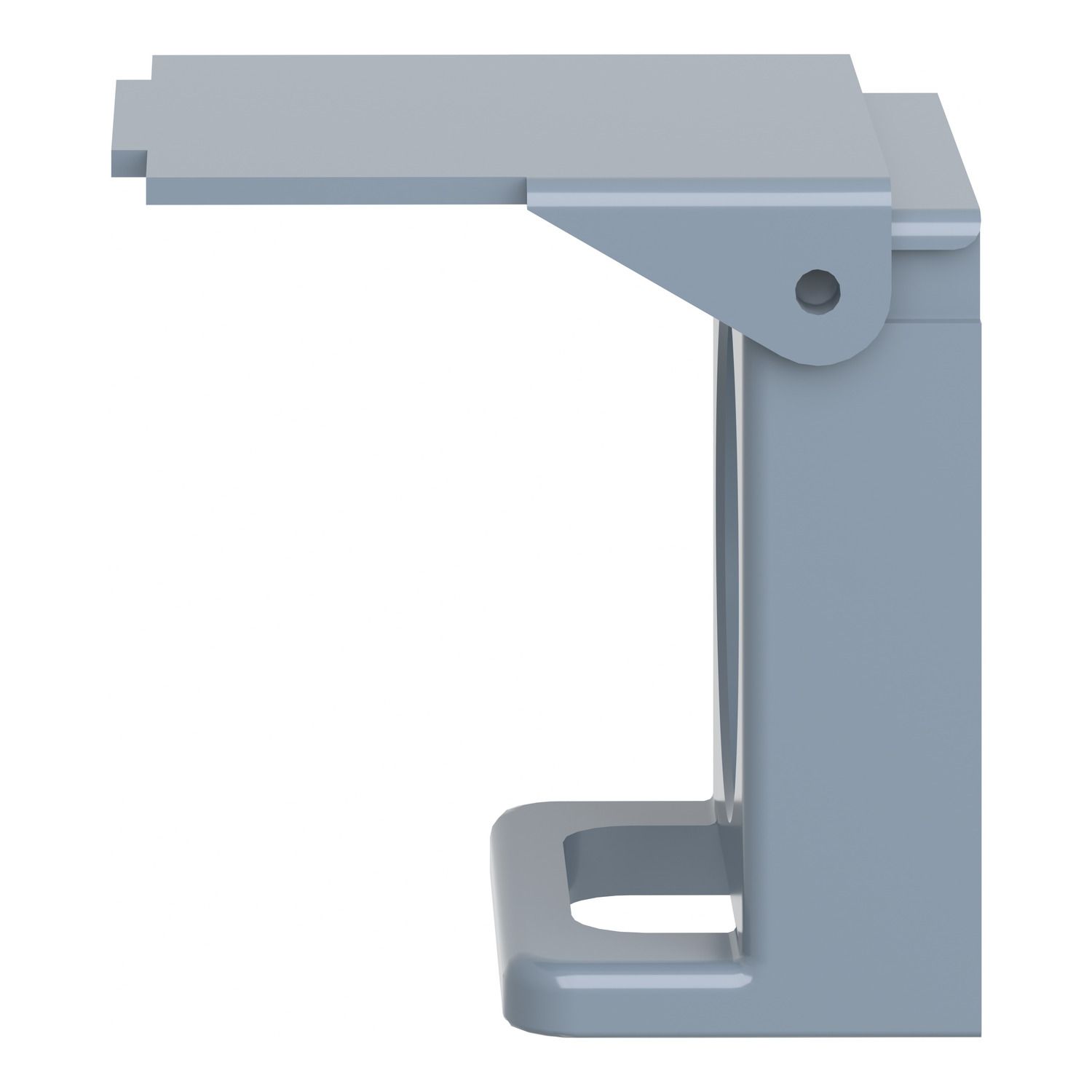 Picture of Padlockable flap, Harmony XB4, for 22mm flush push button, metal, blue