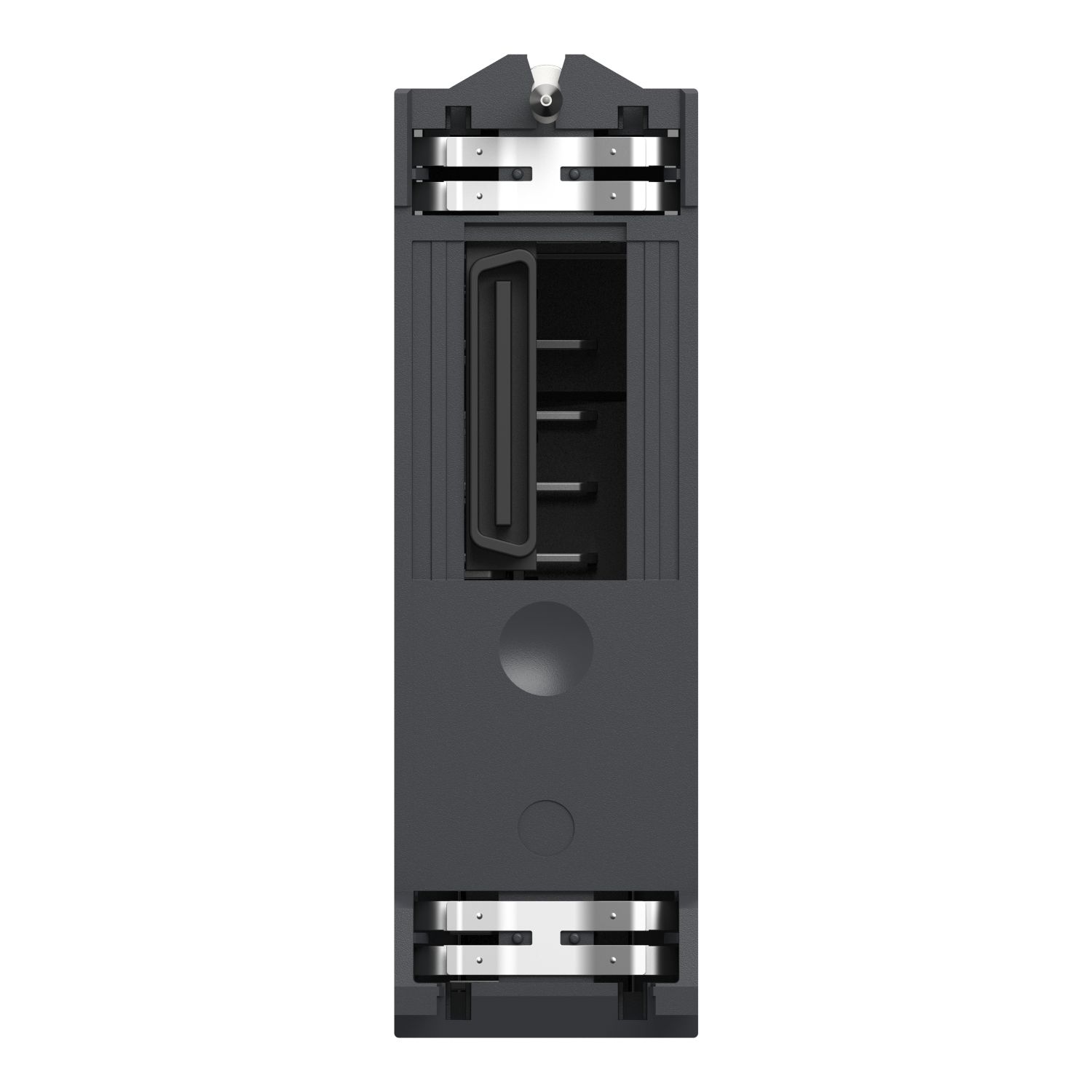 Picture of analog isolated high level input module, Modicon X80, 4 inputs, 0 to 20mA, 4 to 20mA, 10V positive or negative