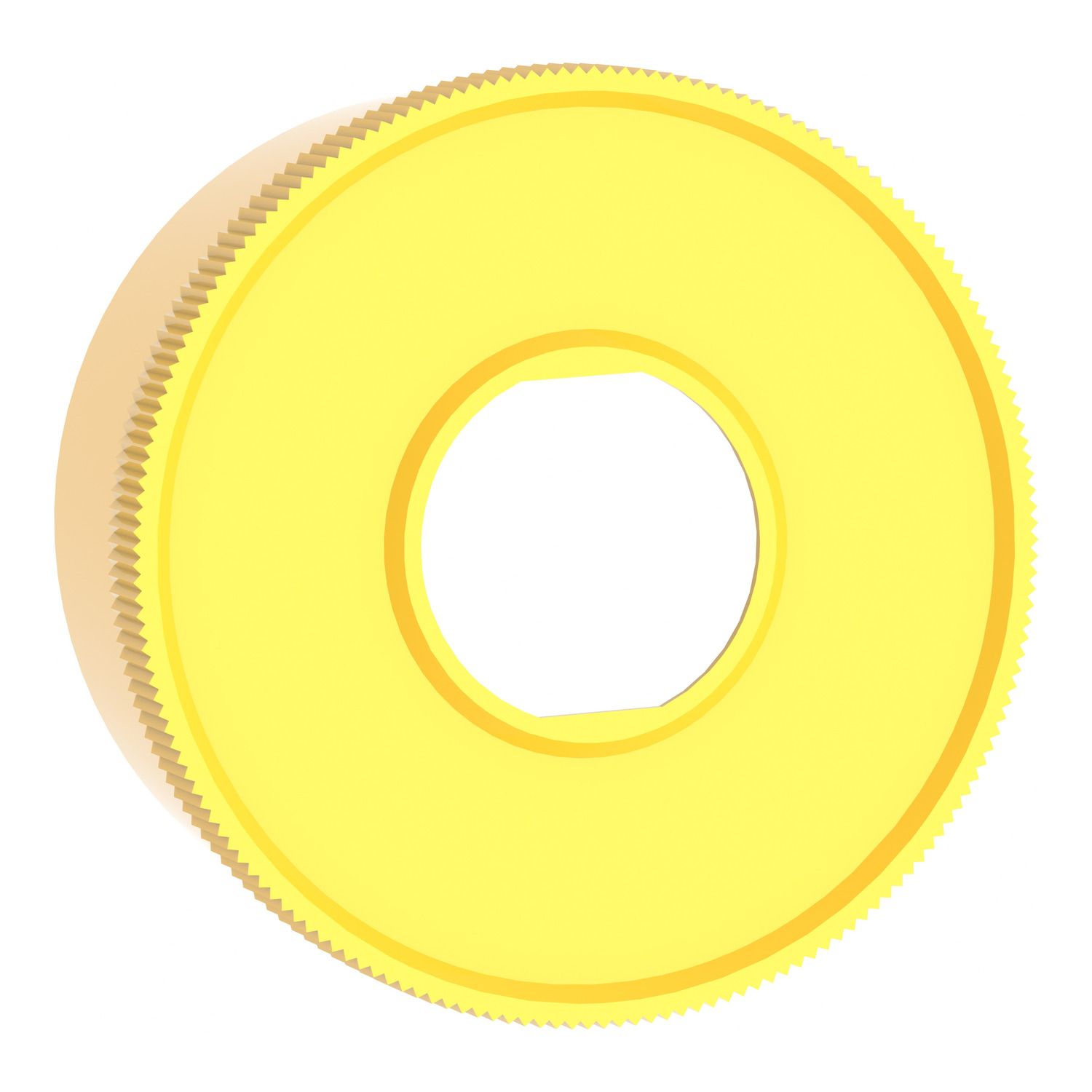 Picture of Round guard for 40mm Emergency stop, Harmony XB4, plastic, yellow, 63.5mm