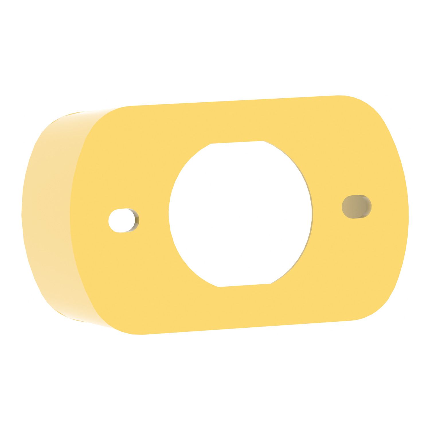 Picture of Narrow flange guard for 40mm Emergency stop, Harmony XB4, plastic, yellow