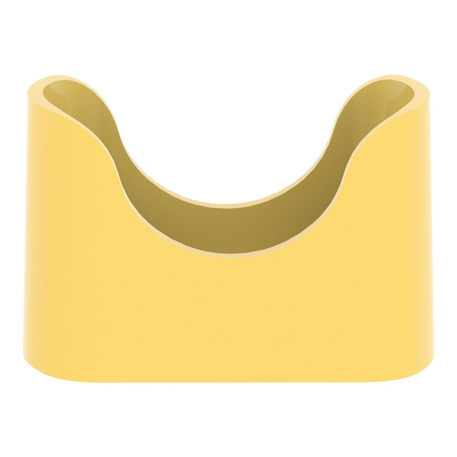Picture of Narrow flange guard for 40mm Emergency stop, Harmony XB4, plastic, yellow