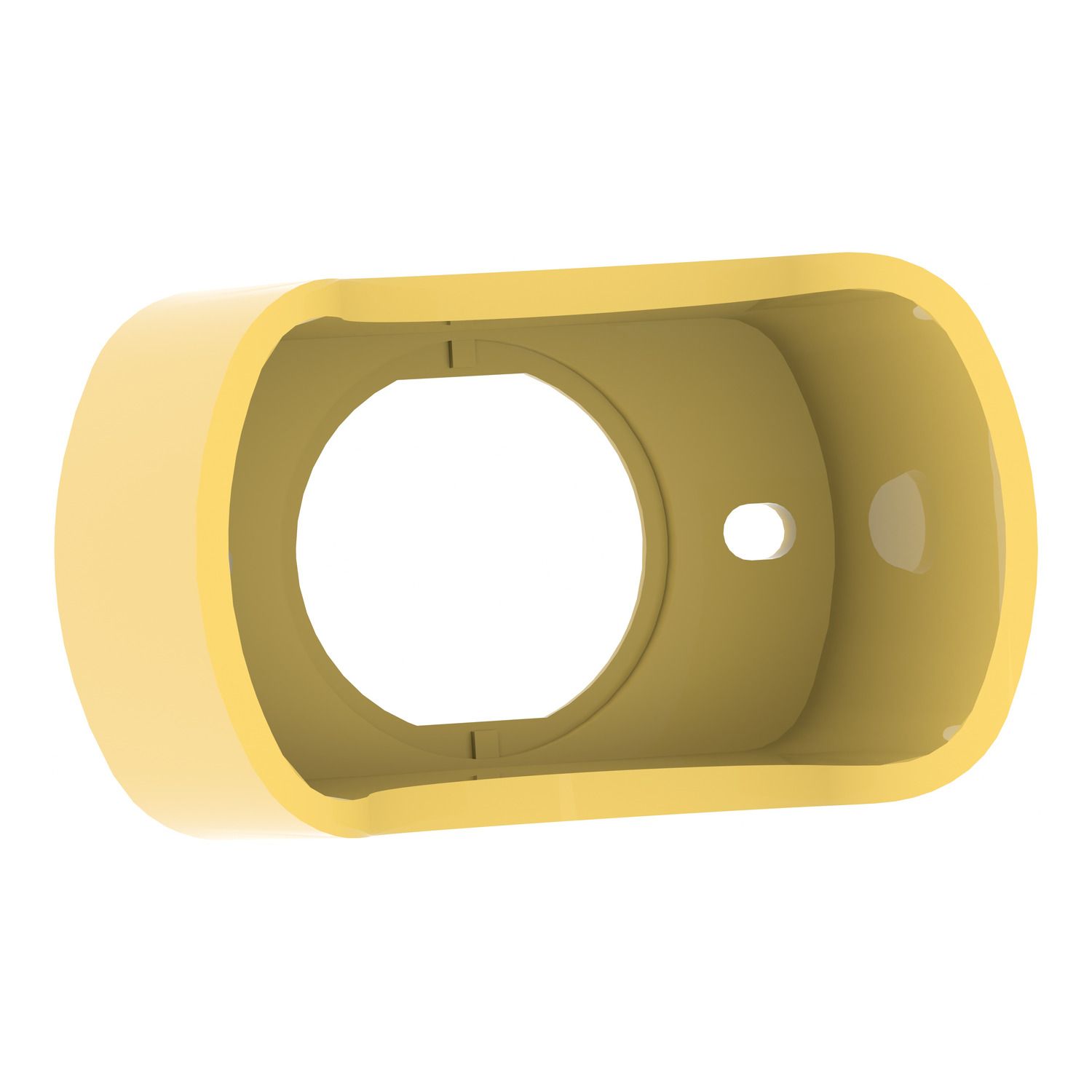 Picture of Narrow flange guard for 40mm Emergency stop, Harmony XB4, plastic, yellow