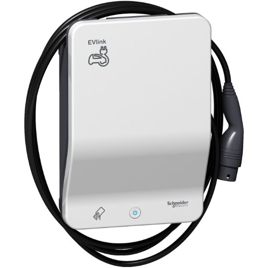 Picture of Smart Wallbox, EVlink Smart Wallbox, 7.4 kW, Attached cable T2, RFID