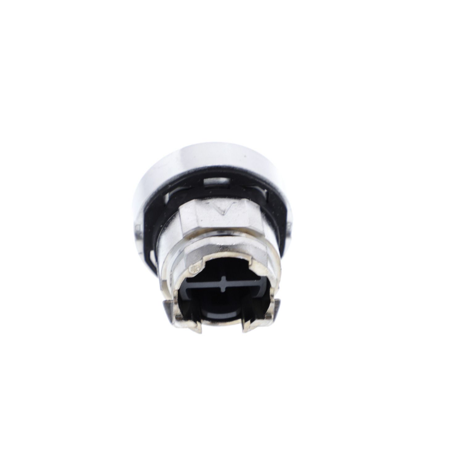 Picture of Push button head, Harmony XB4, metal, flush, blue, 22mm, spring return, unmarked