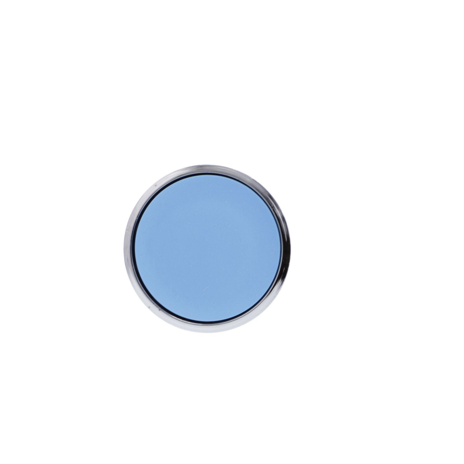 Picture of Push button head, Harmony XB4, metal, flush, blue, 22mm, spring return, unmarked