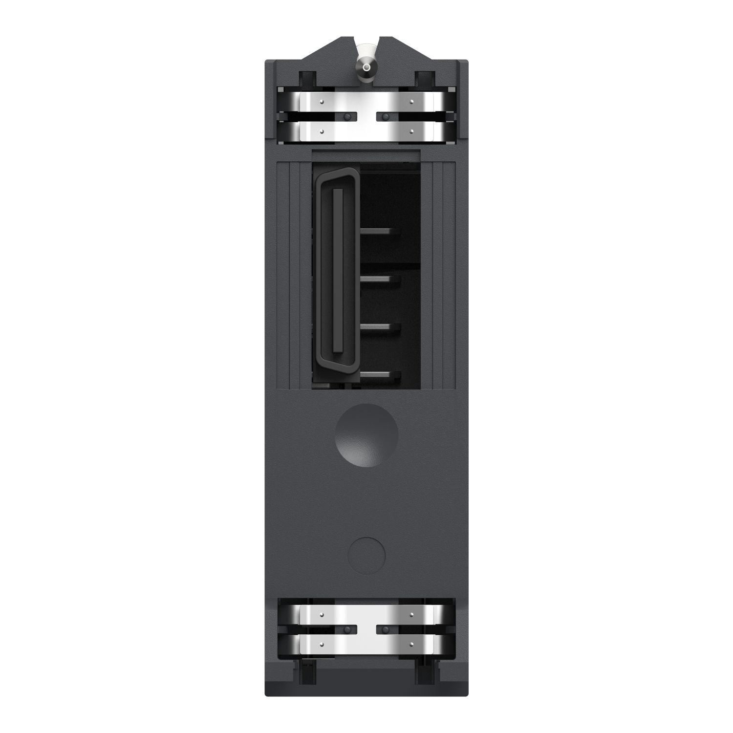 Picture of analog isolated high level output module, Modicon X80, 4 O, 0 to 20mA, 4 to 20mA, 10V positive or negative, severe environment