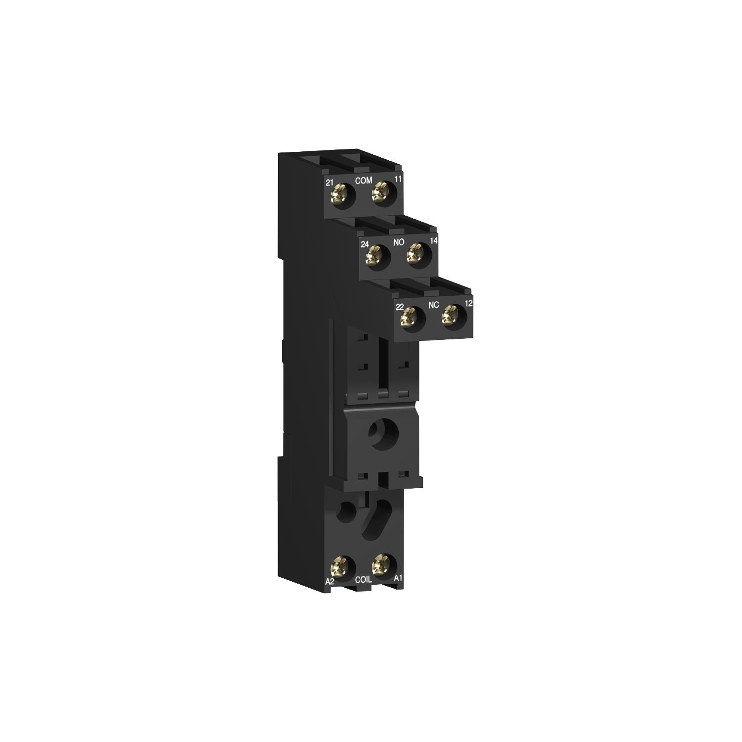 Picture of Socket, Harmony Electromechanical Relays, for RSB1A RSB2A relays, 10A, screw connectors, separate contact