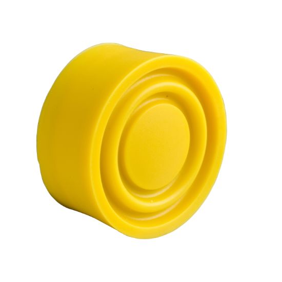 Picture of Harmony XB5, Harmony XB4, yellow boot for circular flush pushbutton Ø22 mm