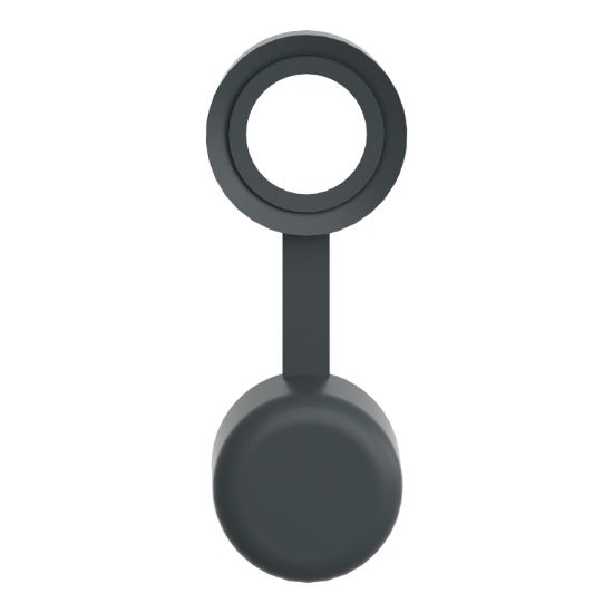 Picture of Protective cover, Harmony XB4, for 22mm push button head, plastic, black