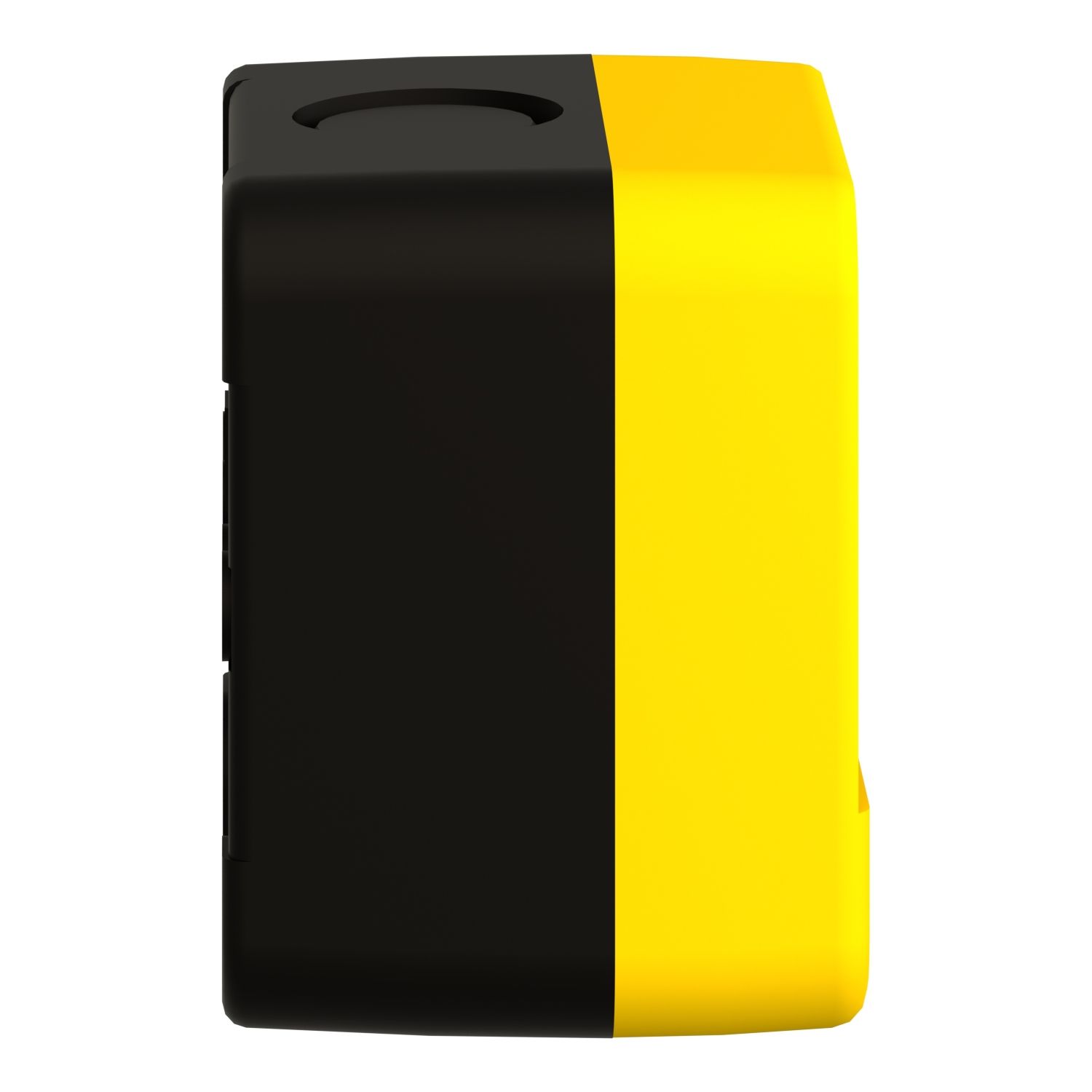 Picture of Empty enclosure, Easy Harmony XALB, plastic, yellow lid, 1 cut out, 22mm, IP65
