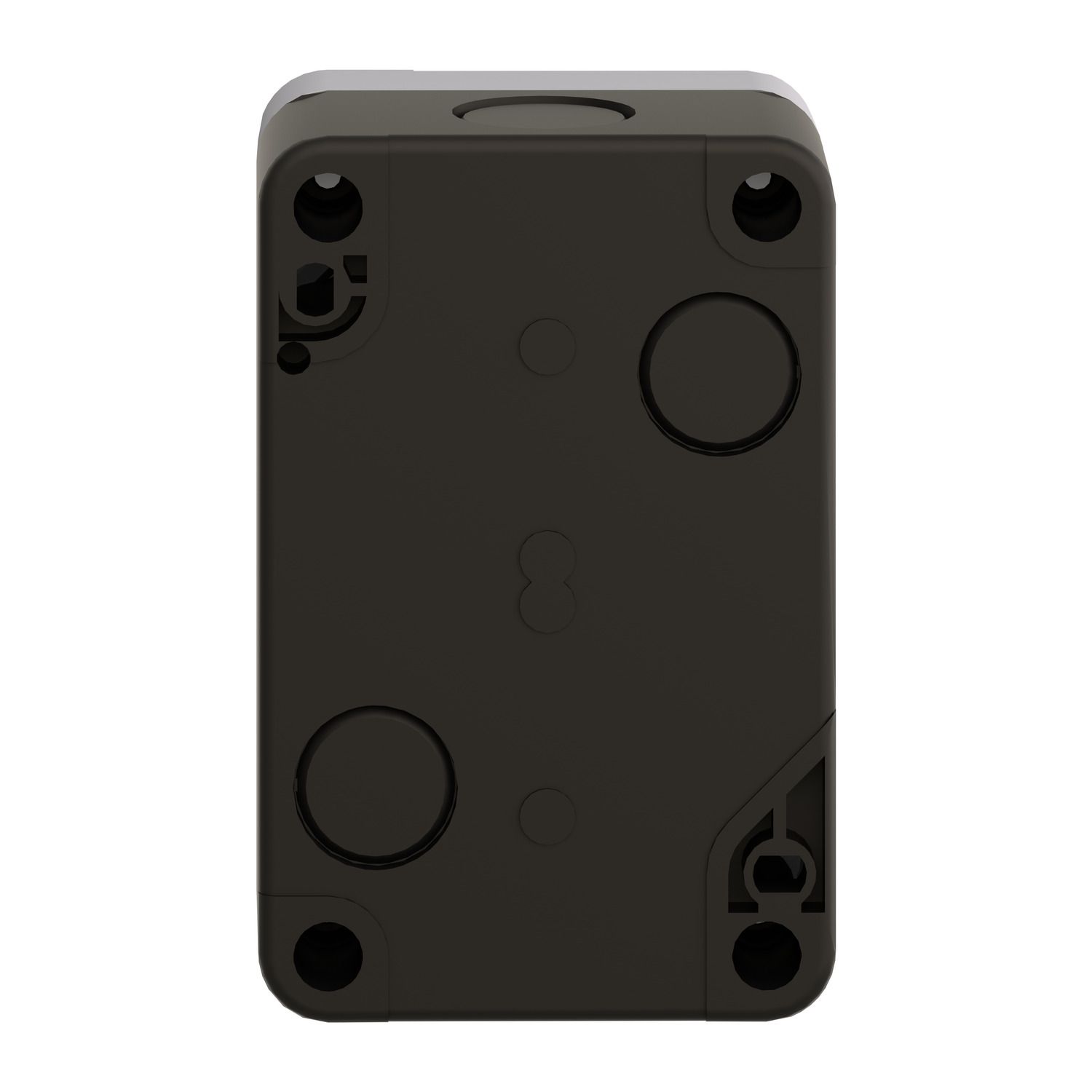 Picture of Empty enclosure, Easy Harmony XALB, plastic, grey lid, 2 cut outs, 22mm, IP65