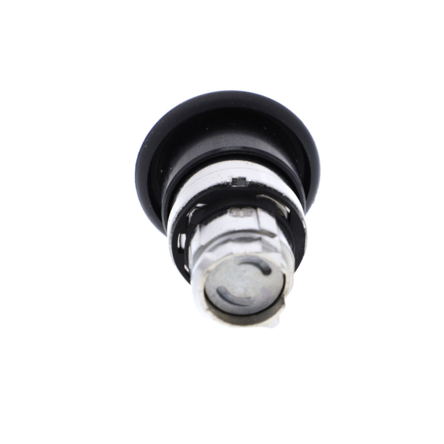 Picture of Head for non illuminated pushbutton, Harmony XB4, mushroom 40mm, metal, black, 22mm, spring return