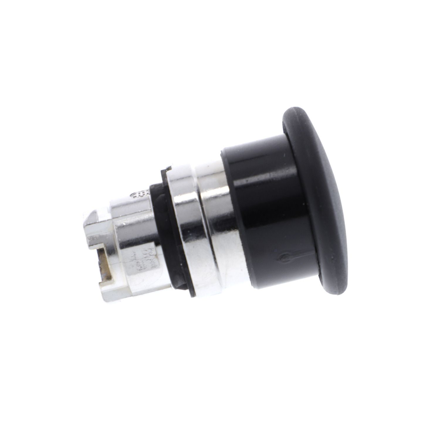 Picture of Head for non illuminated pushbutton, Harmony XB4, mushroom 40mm, metal, black, 22mm, spring return