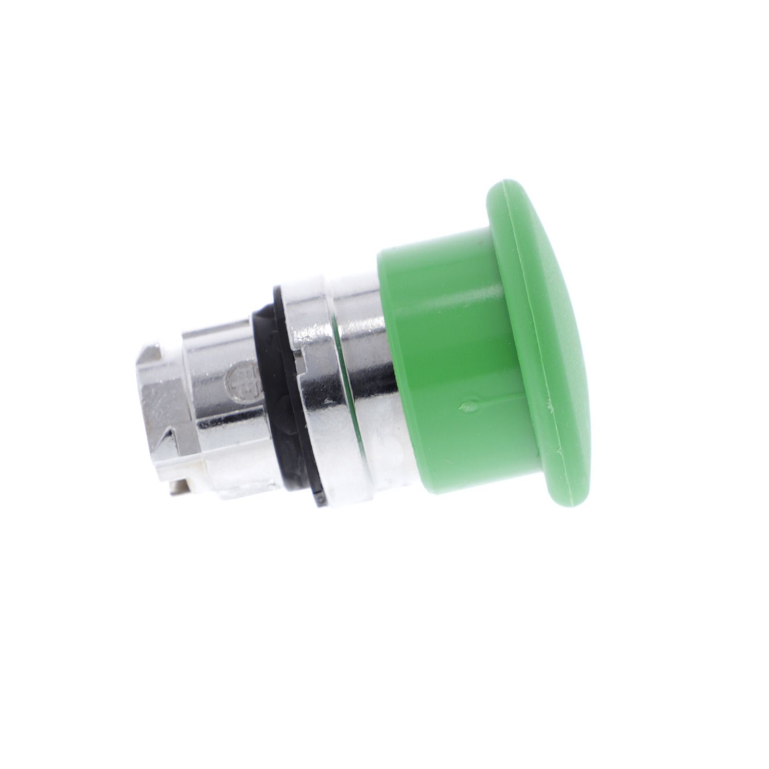 Picture of Head for non illuminated pushbutton, Harmony XB4, mushroom 40mm, metal, green, 22mm, spring return