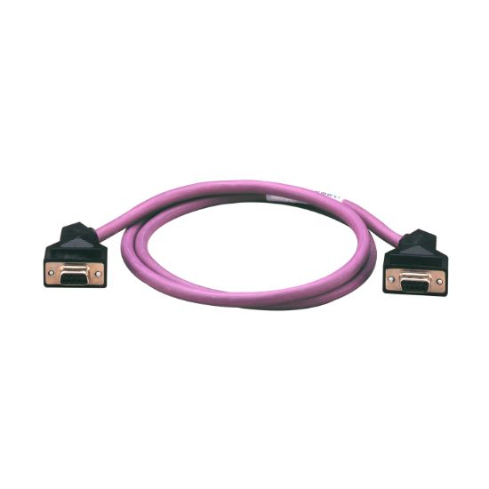 Picture of CANopen cordset - molded female SUB-D9 connectors - standard - IP20 - 0.3 m