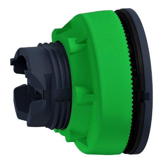 Picture of Antimicrobial Flush mounted push button head, Harmony XB5, plastic, without cap, 30mm, spring return