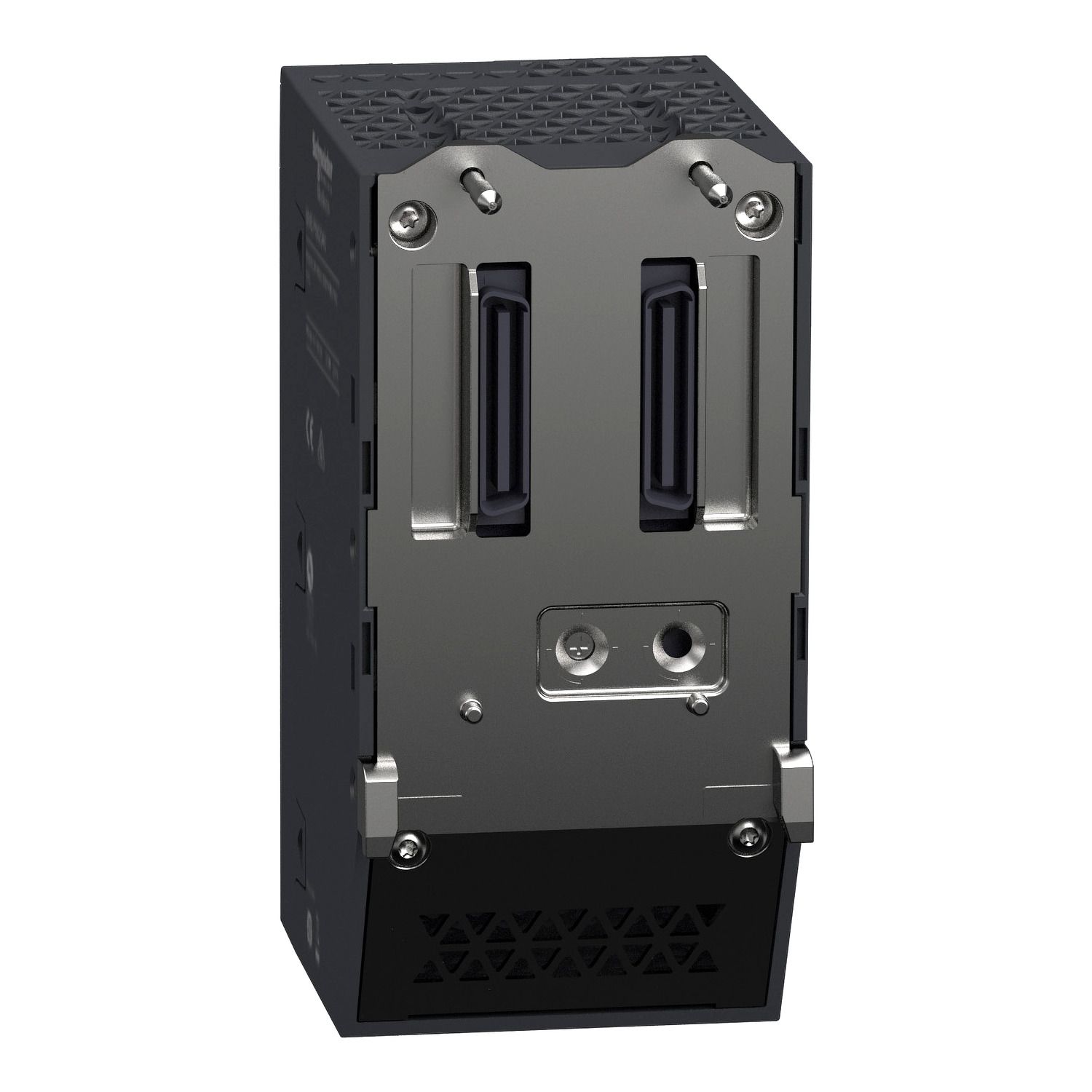 Picture of standalone processor, Modicon M580, 8MB, 61 Ethernet devices, 8 remote IO racks of X80, for severe environment