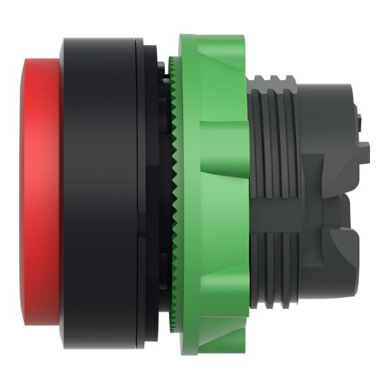 Picture of Push button head, Harmony XB5, plastic, projecting, red, 22mm, spring return, unmarked