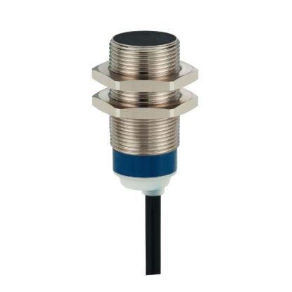 Picture of inductive sensor XS1 M18, L40mm, brass, Sn8mm, 12..24VDC, cable 2 m
