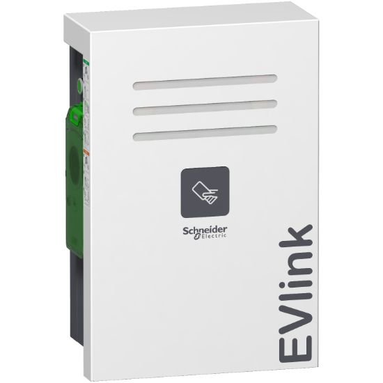 Picture of EVlink PARKING Wall Mounted 22KW 2xT2 With Shutter RFID EV CHARGING STATION