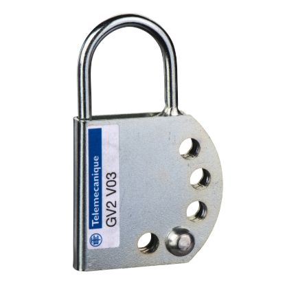 Picture of padlocking device, TeSys GV2, up to 4 padlocks