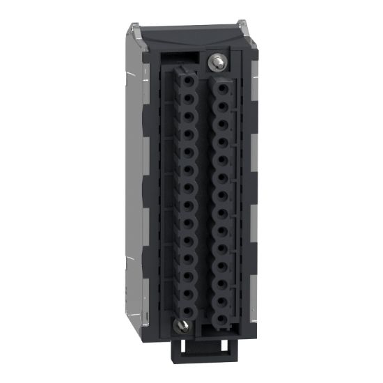 Picture of terminal block, Modicon X80, 28-pin removable spring, 1 x 0.34..1mm2