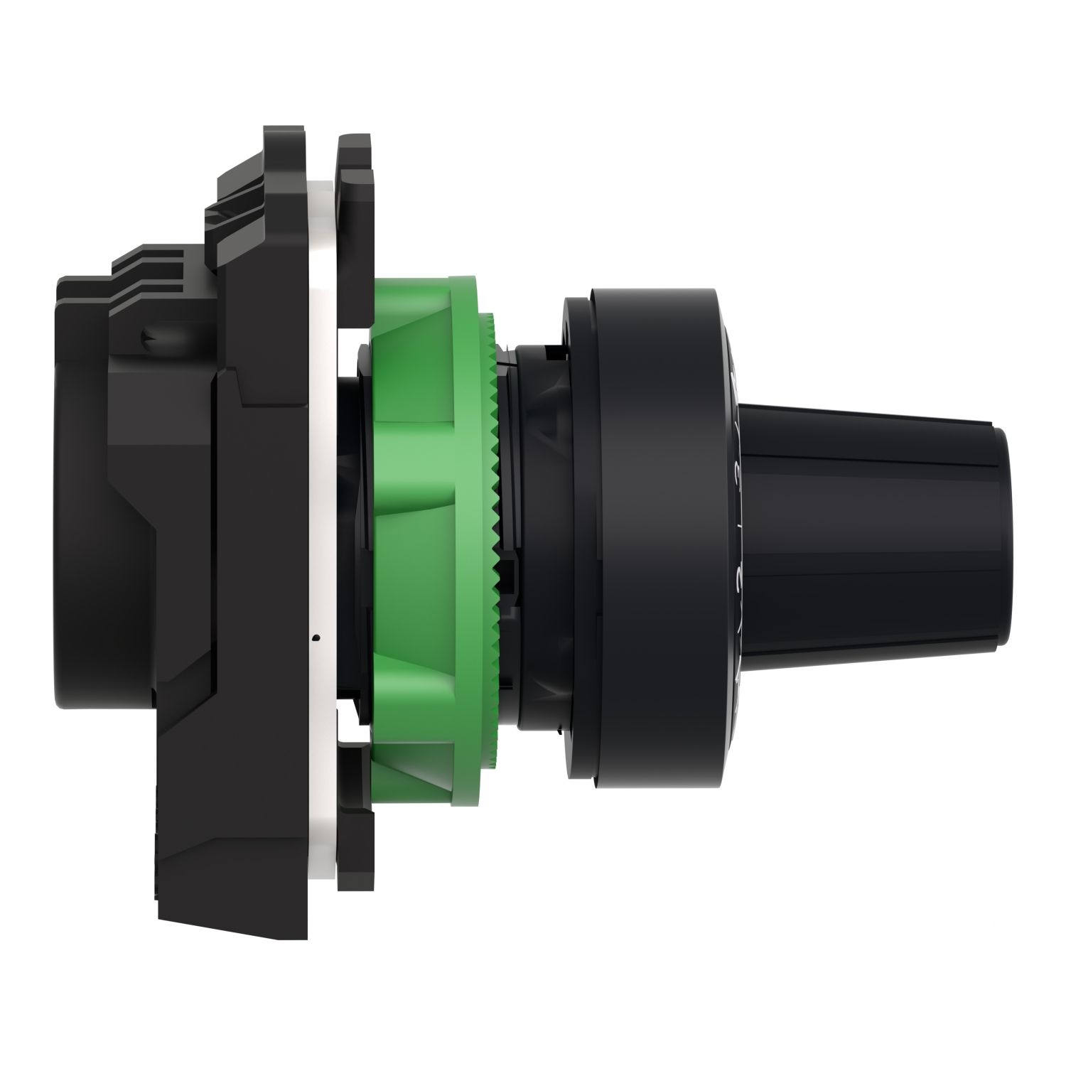 Picture of Potentiometer head, Harmony XB5, plastic,black, 22mm, for use with 6.35mm shaft