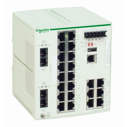 Picture of ConneXium Managed Switch - 22 ports for copper + 2 ports for fiber optic multimode