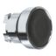 Picture of Head for non illuminated push button, Harmony XB4, metal, black, flush, 22mm, push push, unmarked