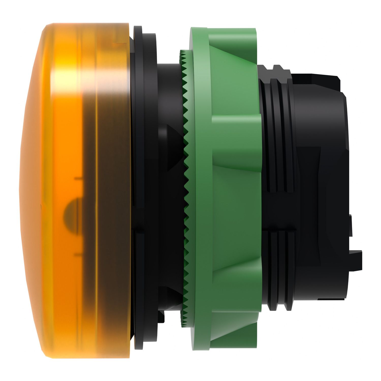 Picture of Head for pilot light, Harmony XB5, metal, orange, 22mm, plain lens for BA9s bulb