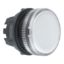 Picture of Head for pilot light, Harmony XB5, clear, 22mm, with grooved lens, integral LED